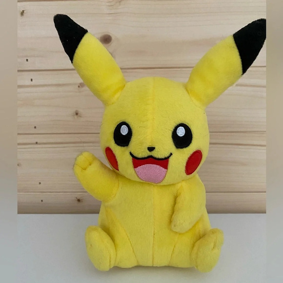 POKÉMON PIKACHU | TOMY Stuff Animal | Size: 9” | Color: Yellow - Picture 1 of 6